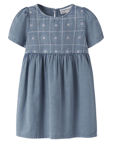 Name it - NMFHerta Kjole - Faded Denim
